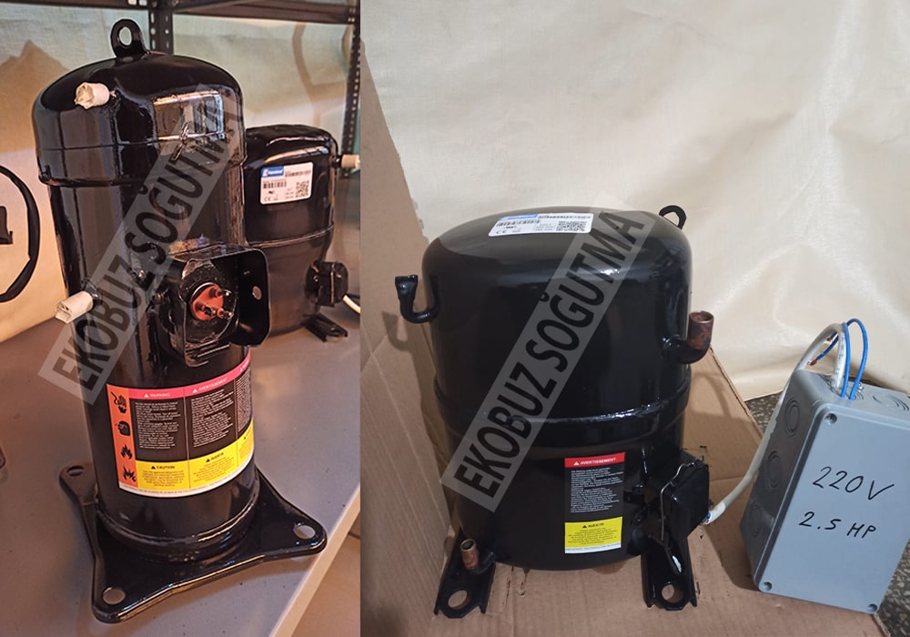 2 el soguk oda ekovat kompresoru