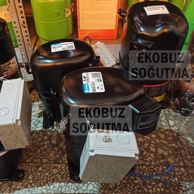 220 volt copeland(2 EL) soğuk hava deposu motoru KL6 ekovat kompresör